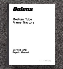 Tractor Technical Workshop Manual Fits Bolens Husky medium tube frame 1962-1978 picture