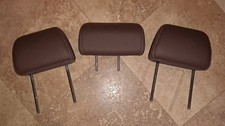 2010-2014 Subaru Legacy Outback Head Rest Brown Leather Rear Seat Set of 3  picture