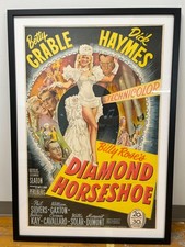 Billy Rose's Diamond Horseshoe (1945) Original Movie Poster Restored & Framed picture