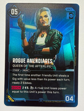 Rogue Amendiares Queen of the Afterlife Epic Rare B126 - Cyberpunk TCG NM picture