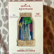 Hallmark Keepsake Disney Cinderella Castle Ornament Magic Light & Sound picture