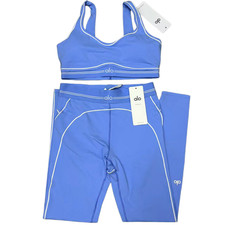 ALO Airbrush Heart Throb Set Sculpting High Waist Bra Legging picture