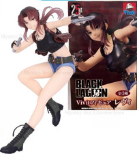 Black Lagoon Revy 16cm PVC Anime Action Figure Statue Collectible Model Gift picture