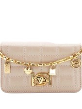 459. NWT BEBE JACARI CHARMS CROSSBODY HANDBAG picture