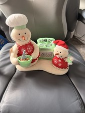 2008 Hallmark Singing Snow Chefs Snowman  & I pay Import/Tariff Fees picture