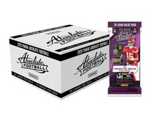 Panini 2025 Absolute Football Cello Fat Pack (Box of 12) 20 Cards per pack picture