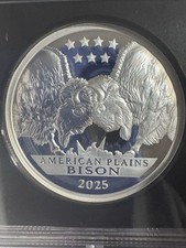 2025 Mesa Grande Sovereign Nation  $2 American plains bison PF 70   999 Struck picture