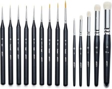 ARTIFY 14PCS Miniature Drybrush Paint Brush Set, Small Detail Model Paintbrushes picture