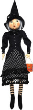 Rowena Witch Halloween Joe Spencer Gathered Traditions Figurine 41