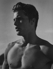 VTG Bruce Weber Photo Young Male Model Tom Outdoor Portrait Art 1988 Mat 12x15 picture