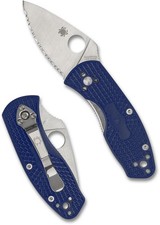 Spyderco Ambitious Lightweight, Blue FRN Handles CPM S35VN Steel, C148SBL *SALE* picture