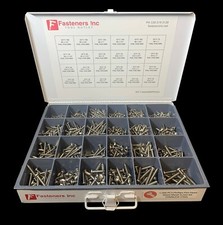 1,266 PCS Stainless Phillips Pan Head Sheet Metal Screw Assortment Fastener Kit picture