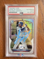 2023 Bowman - Chrome Prospects Josue De Paula #BCP-111 Mojo Refractor IP Signed picture
