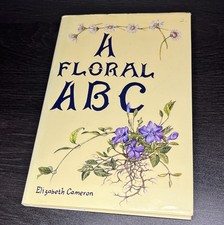 A FLORAL ABC by Elizabeth Cameron Vintage Wildflower Alphabet Book Illustrated  picture