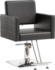 New Hydraulic Barber Chair Salon Chair with Footrest Swivel Styling Chair Black picture