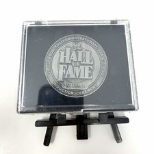 WWE WWF 2005 Hall Of Fame Induction Coin SEALED W/ Stand HULK HOGAN RODDY PIPER picture