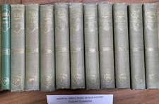 VINTAGE 1925 AMERICA GREAT CRISIS IN OUR HISTORY HARDCOVER BOOKS VOLUMES 1-12 picture
