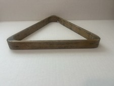 Antique Brunswick Balke Collender Co Billiard Carom Wood Triangle Pool Rack picture