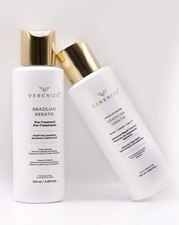 Keratin Treatment, Hair Straightener, Brazilian Blowout 2 x 120ml by VERENIZE. picture