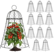 12 Pack Garden Cloches Heavy-Duty Plant Protector with Detachable Lid For Plants picture