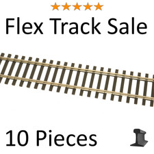 Peco ~ N Scale ~ Code 55 ~ Flexible Flex Track ~ Wood Ties ~ 10 Pcs ~ SL-300F picture
