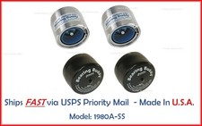 Bearing Buddy Stainless Steel SS w/ Protective Bra (1 Pair) Boat Trailer 1.980