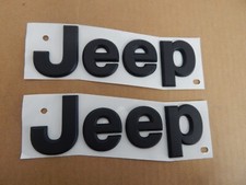 New OEM 2018-2025 Jeep Wrangler JL Gladiator Front Fender Emblem Left & Right picture