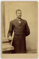 Outstanding African American Gentleman Photo 1870 Handsome Classy Black Man Male picture