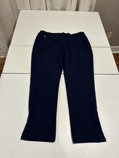 Figs Keroka Scrub Pants Large Navy Stretch Medical Wofrkwear Healthcare Lounge picture