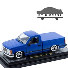 M2 MACHINES 1988 GMC SIERRA 1500 PICK UP TRUCK 1/24 BLUE 40300 144 A picture