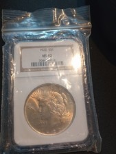 1922-S Peace Dollar NGC MS62 Better Date $1 Uncirculated picture