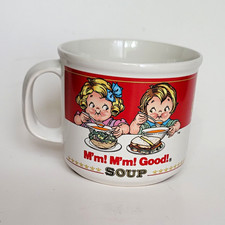 Vintage 1989 Campbell's Soup Kids Ceramic Mug Bowl 14 oz Westwood picture