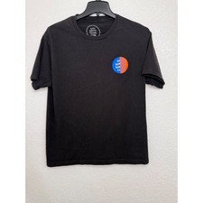 Anti Social Social Club Mens Large Black Split Circle Logo Graphic T-Shirt ASSC picture