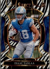 2025 Panini Select #70 Isaac TeSlaa Zebra Prizm Shock picture