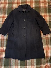 Vintage Women’s Large 3/4 Sleeve Cashmere Vicuña Overcoat  picture