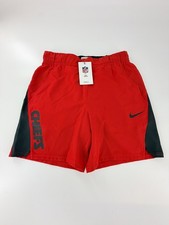 Kansas City Chiefs Nike Men's Size XL Red Black Dri Fit Victory Shorts 7