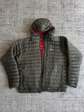 Rab Microlight Alpine Down Jacket Mens Size Large Olive Green Puffer Outdoors picture