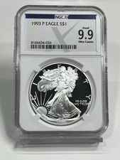 1993 P American Silver Eagle NGC X Proof 9.9 Ultra Cameo picture