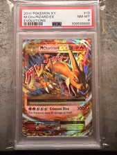 2016 Pokemon M Charizard EX 13/108 CY Evolutions Holo PSA 8 picture