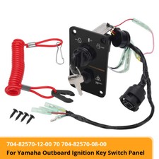 704-82570-12-00 704-82570-08-00 for Yamaha Single Engine Key Switch Panel Assy picture