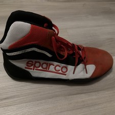 Sparco Gamma KB-4 Karting Shoes Red White EU 46 US 11.5 Go Kart Racing picture