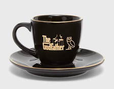 October's Very Own OVO The Godfather Espresso Cup Black Brand New Free U.S. S&H picture