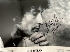 Bob Dylan 8x10 Autographed Photo With COA picture