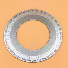 1PCS NEW 360 Degree Dial Circular Angle Measuring Device 70#40#1 indexing Plate picture