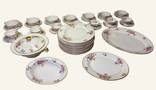 Complete 12-Pc Place Setting Theodore Haviland New York Pasadena - Floral China picture