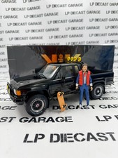 KK Scale 1985 Toyota SR5 Truck Black BTTF w/ Marty Figure 1:18 Diecast picture