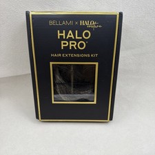 Bellami Halo Pro Hair Extension 16” Dark Brown Dirty Blonde #B-2/18 Balayage NEW picture