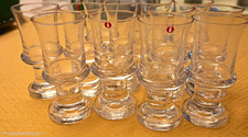 17pc Vintage Iittala Tavastia Glassware Set Tapio Wirkkala Finland MCM Art Glass picture