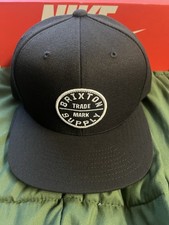 Brixton Hat Brand New Brixton Supply Logo Black Snapback Cap Men’s OS Adjustable picture