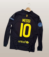 FC Barcelona 2011/2012 BlackAway Retro Long Sleeve JERSEY Vintage - Messi # 10 picture